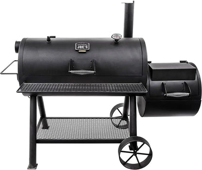 Longhorn Reverse-Flow Offset Smoker for Authentic BBQ Flavor