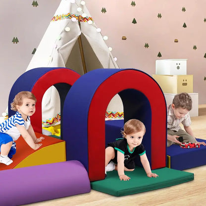 TODEFULL 10-Piece Soft Foam Climbing Set  Safe, Lightweight Toddler and Preschool Play Blocks