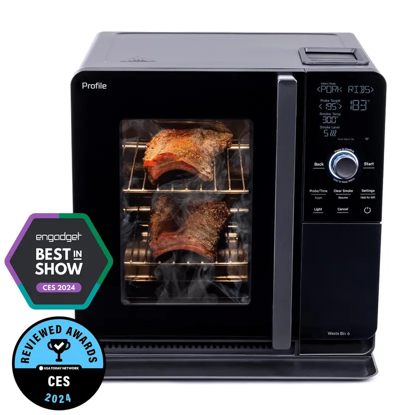 2025 GE Profile Smart Indoor Smoker  Wi-Fi Enabled Smoke Generator for Precision Cooking