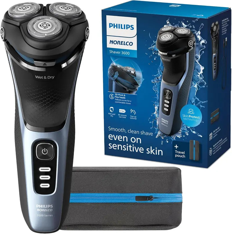 Philips Norelco S3243/91 Rechargeable Wet & Dry Electric Shaver with Pop-Up Trimmer