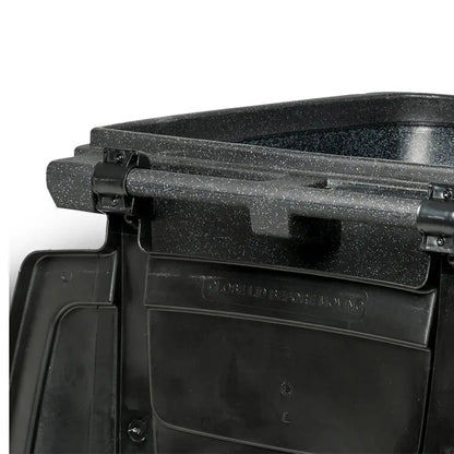 Toter 96-Gallon Wheeled Trash Can with Smooth-Rolling Casters and Secure Lid
