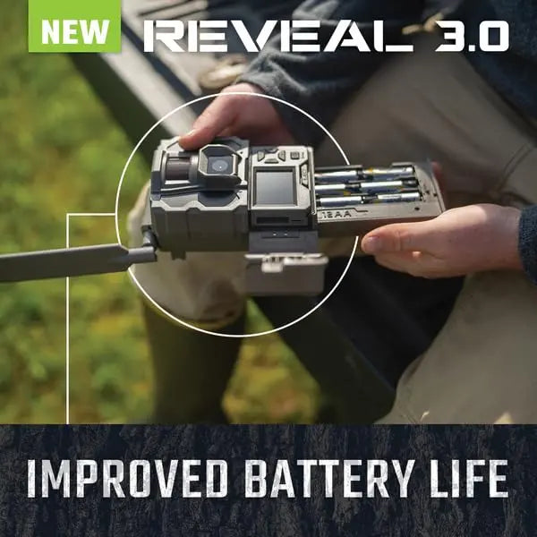 TACTACAM Reveal X Gen 3.0 LTE Trail Camera, 1080p FHD, AT&T/Verizon, GPS, Night Vision, Durable Antenna