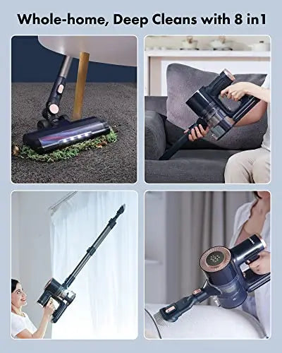 Homeika Cordless Vacuum Cleaner  20KPa Suction with Real-Time LED Display