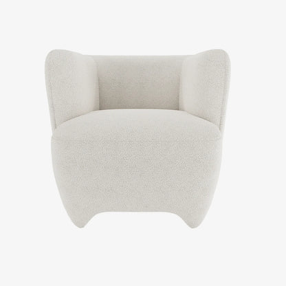 NOA - Fauteuil en laine boucl e  crue