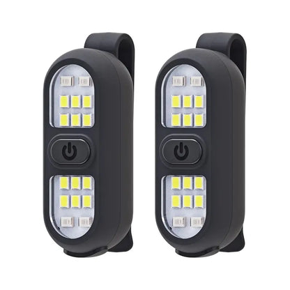Clip-On Rechargeable Safety Lights for Runners, Hikers, and Cyclists