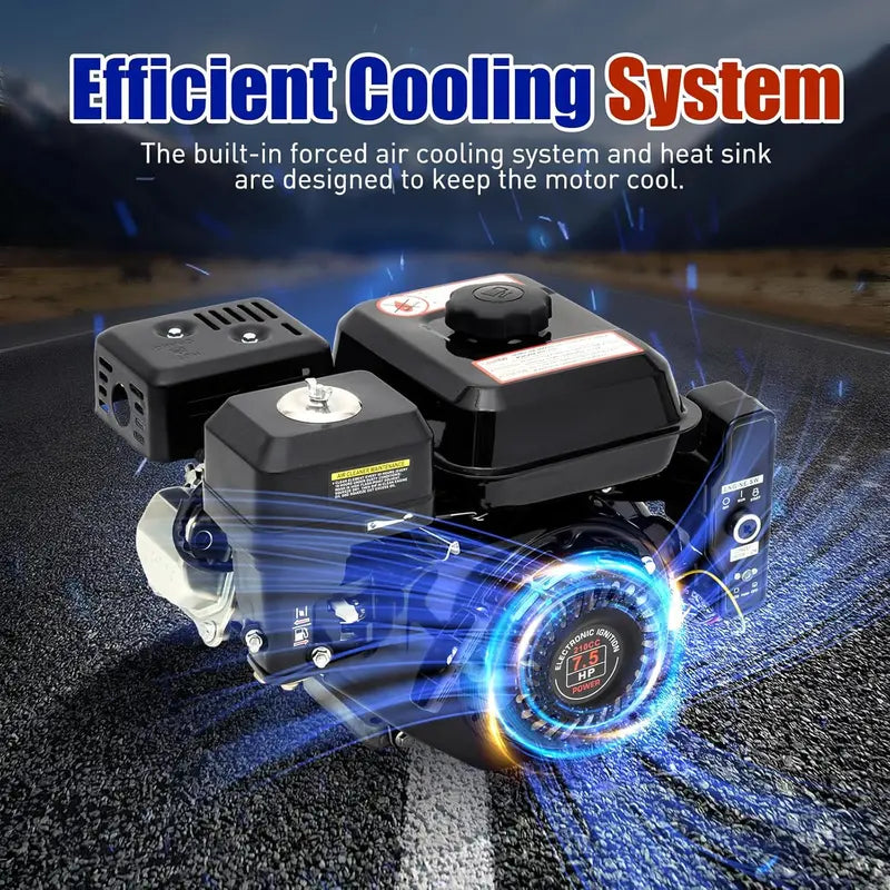 212cc 7.5HP Honda Electric Start OHV Engine for Go-Karts & Machinery