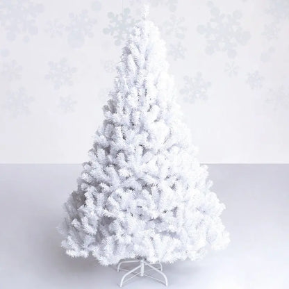 White Metal-Legged Christmas Tree  All-Weather Holiday Decor for Indoor and Outdoor Spaces
