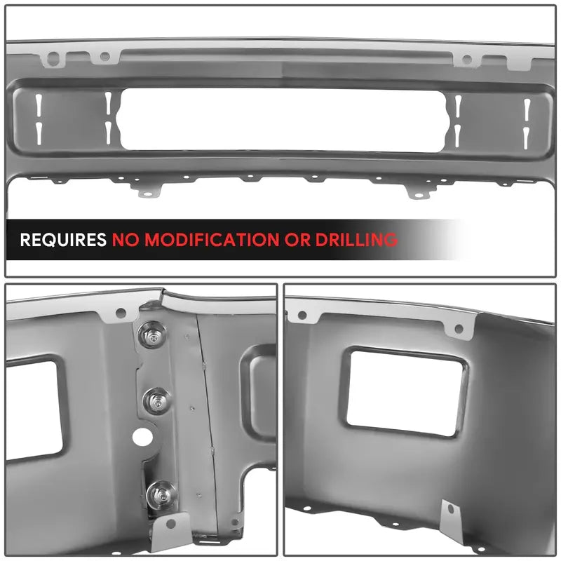 Modular Front Bumper for 20152019 Chevy Silverado 2500/3500 HD  With Parking Sensor Cutouts