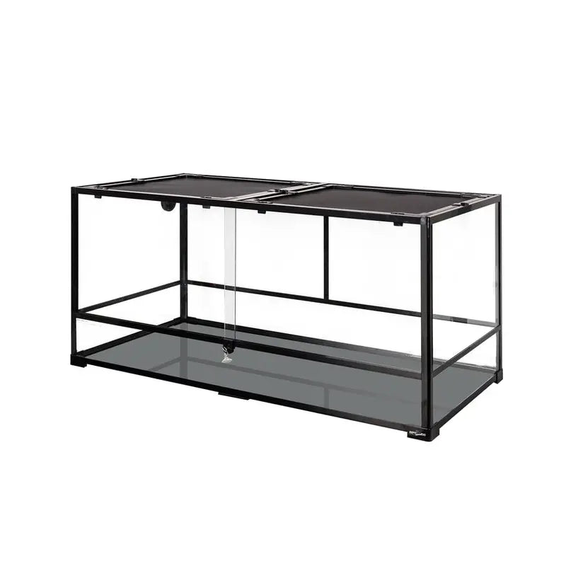 REPTIZOO Extra-Large 120-Gallon Reptile Terrarium  Spacious Glass Habitat for Snakes, Lizards &amp; Large Amphibians