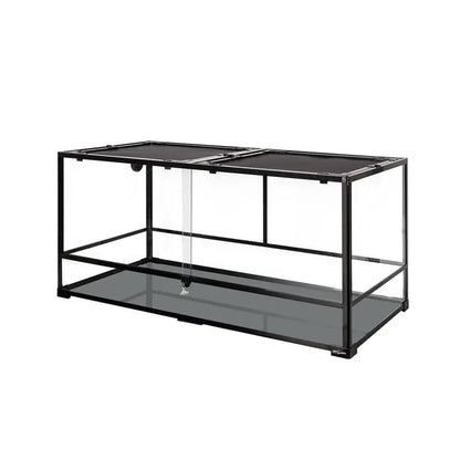 REPTIZOO Extra-Large 120-Gallon Reptile Terrarium  Spacious Glass Habitat for Snakes, Lizards &amp; Large Amphibians
