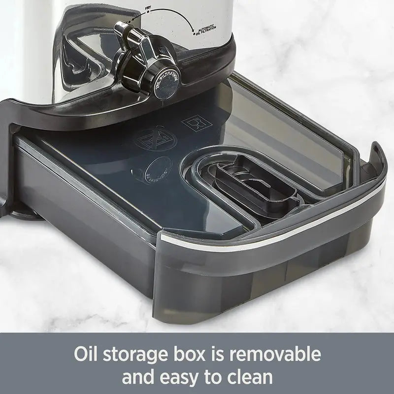 All-Clad Stainless Steel Deep Fryer  Electric Immersion Fryer with Precise Temp Control