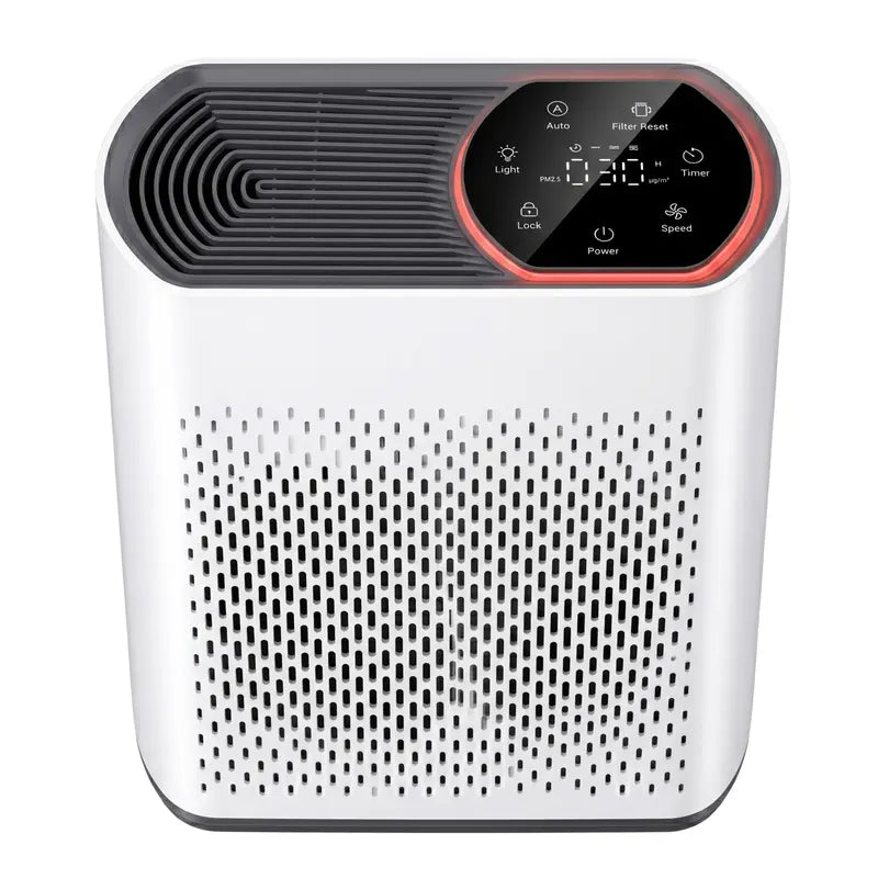 HEPA Air Purifier for Large Rooms  Real-Time PM2.5 Monitoring & Auto Adjustment