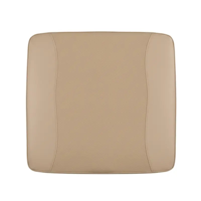 Contoured Vehicle Seat Cushion Pad (18″ x 17″ x 2.5″) in PU Leather & 4D Mesh