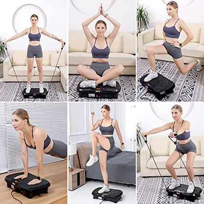 AXV Whole-Body Vibration Platform  Fitness Exercise Machine with Adjustable Intensity Levels