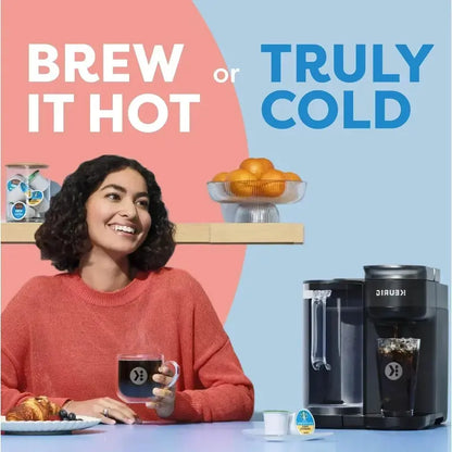 K-Brew+Chill Single-Cup Brewer: Hot & Iced Coffee Maker with 70 oz Detachable Water Reservoir