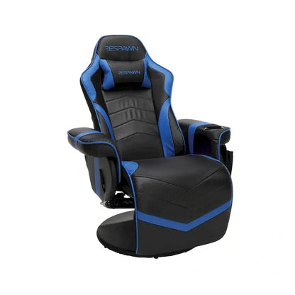 Ergonomic Gaming Recliner Chair  Adjustable Reclining Seat with Integrated Footrest