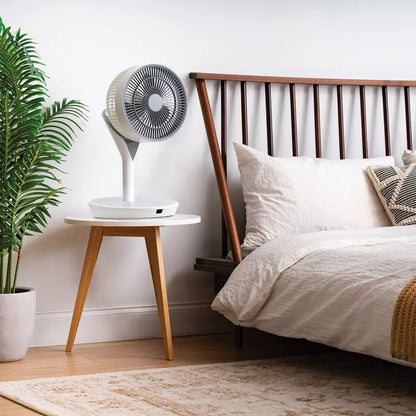 Woozoo 360° Oscillating Pedestal Fan  Adjustable Height & Tilt, Quiet Airflow