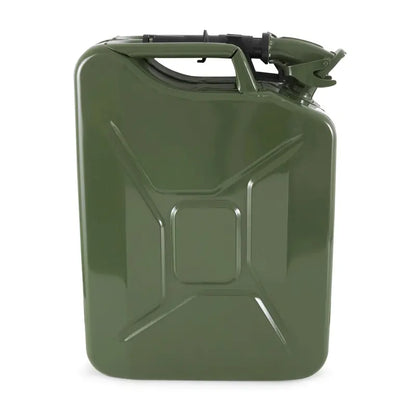 20-Liter CARB-Certified Jerry Can  Authentic Green Fuel Container with Precision Spout