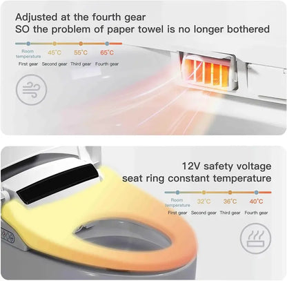 XEK Smart Bidet Toilet  All-in-One One-Piece Intelligent Toilet with Integrated Wash Functions