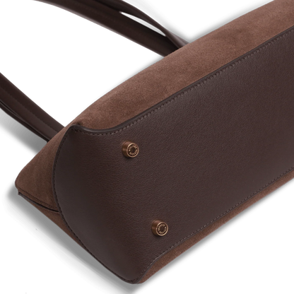 Passy - Cuir Velours Chocolat