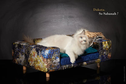 Canapé pour chat « Le Couture » Palace (Rose ou Bleu)