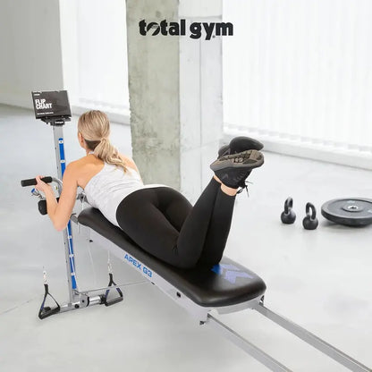 Total Gym APEX Home Gym System  Full-Body Resistance Workout Station with Foldable Design & 80+ Exercises