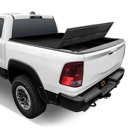 Auto Drive Soft Tri-Fold Tonneau Cover for Dodge Ram 1500/2500/3500 8Ft Bed (02-23)  UV-Resistant Vinyl