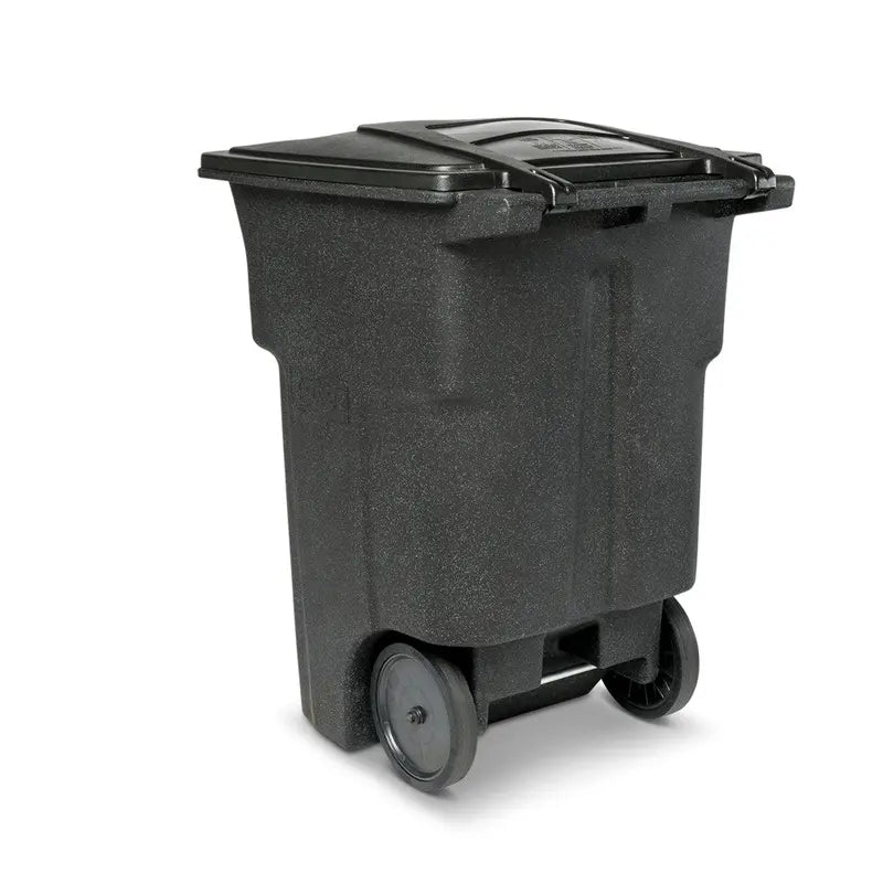 Toter 96-Gallon Heavy-Duty Trash Can  Smooth-Rolling Wheels, Secure Lid, Residential & Commercial Use