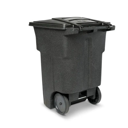 Toter 96-Gallon Heavy-Duty Trash Can  Smooth-Rolling Wheels, Secure Lid, Residential & Commercial Use