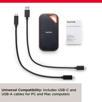 SanDisk Extreme PRO Portable SSD  1TB, Up to 2000MB/s Transfer Speed, Rugged Design