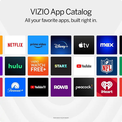 Refurbished VIZIO 50-Inch 4K HDR Smart TV with Dolby Vision, HDR10+, and Wi-Fi 6 Connectivity