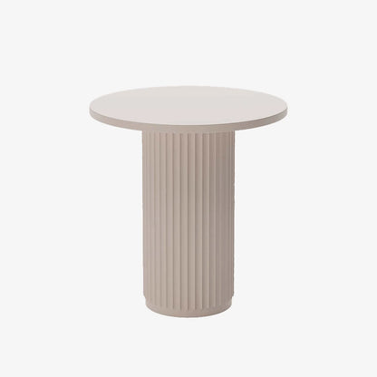 Table d'appoint ronde cannel e