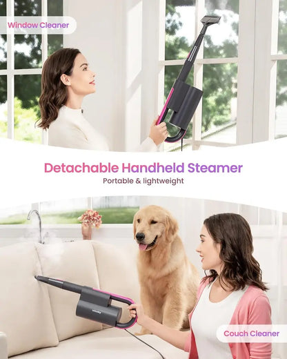 Schenley Hestia 7-in-1 Steam Mop & Handheld Steamer for Hardwood & Tile Floors