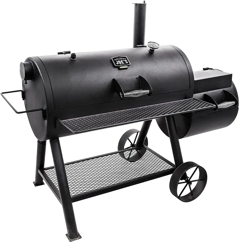 Longhorn Reverse-Flow Offset Smoker for Authentic BBQ Flavor