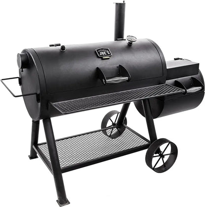 Longhorn Reverse-Flow Offset Smoker for Authentic BBQ Flavor