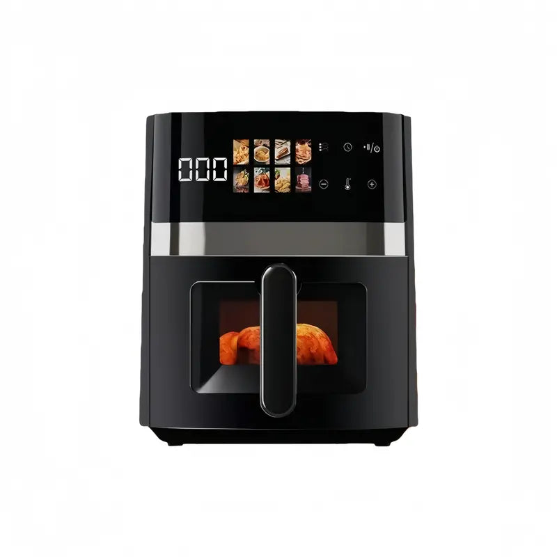 6L Transparent-View Smart Air Fryer  Multifunctional Digital Kitchen Appliance