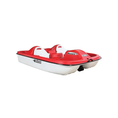 Pelican Monaco 5-Seat Pedal Boat  Adjustable Seating, Red & White Design