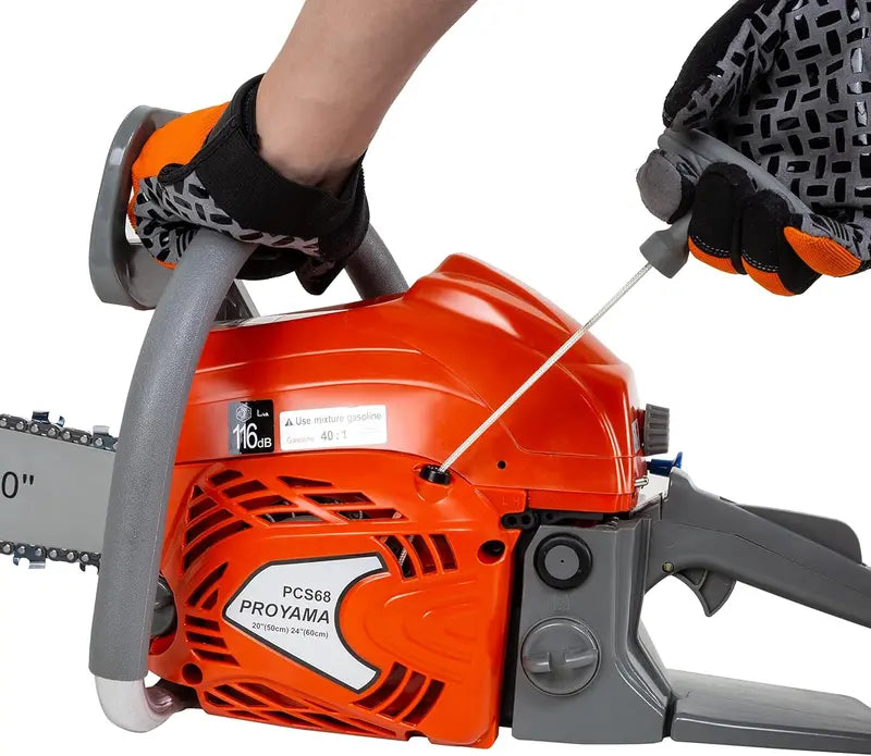 12-Inch 26cc Top-Handle Gas Chainsaw  Lightweight Petrol-Powered Tool for Precision Tree and Branch Cutting