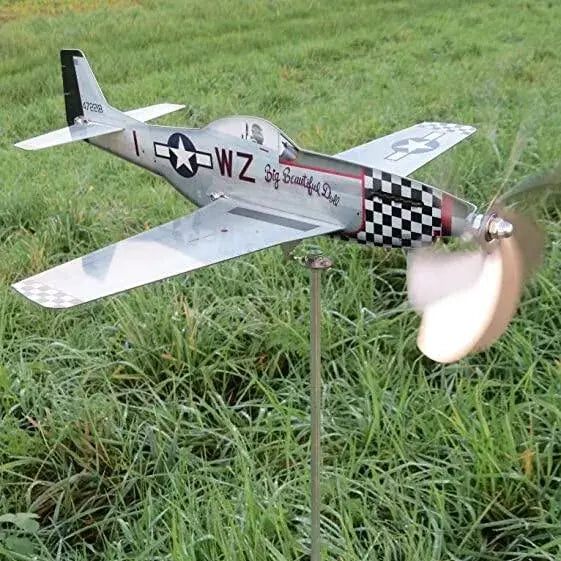 Historic Flight Aviation-Inspired Spinning Wind Sculpture