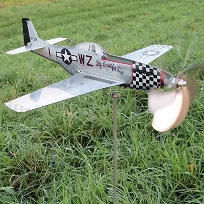 Historic Flight Aviation-Inspired Spinning Wind Sculpture