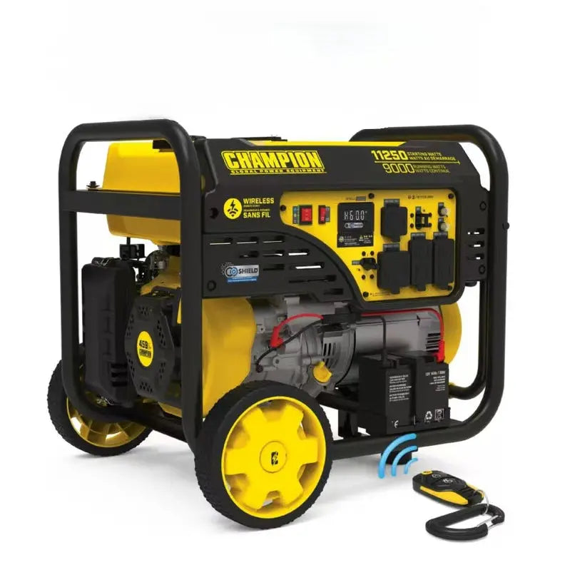 9000W Wireless Start Portable Generator  CO Shield Safety Technology & Smart Monitoring