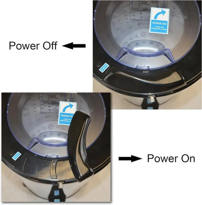 Portable 3200 RPM Spin Dryer  110V Stainless Steel Model, 22-Lb Capacity