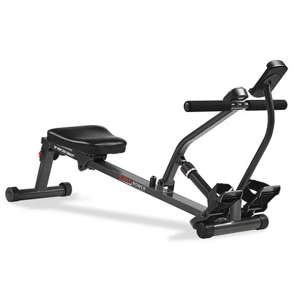 Sunny Health & Fitness SF-RW1205SMART Adjustable Hydraulic Rowing Machine with Bluetooth & Device Holder