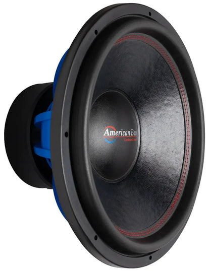 American Bass HD 18″ Subwoofer, 2000W RMS, Dual 1 Ohm Voice Coil, Black, Kevlar Cone