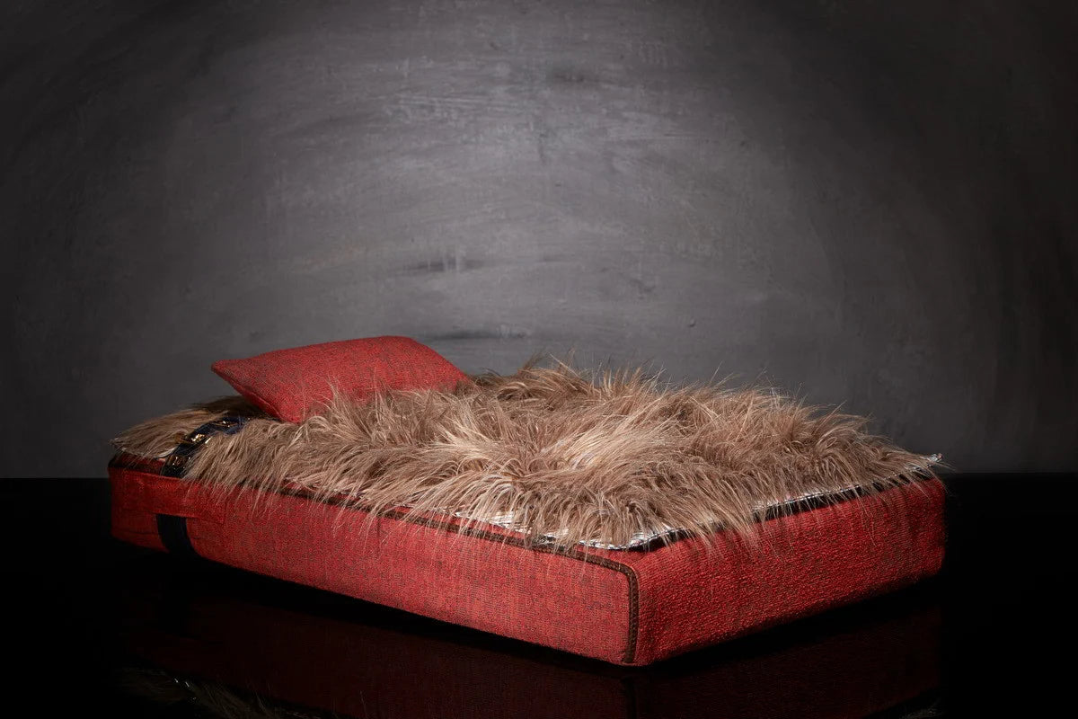 Lit pour chat « Inuit » rouge feu