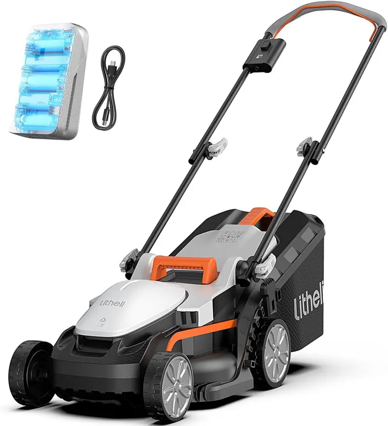 Litheli U20 Handy+ 20V 13″ Compact Cordless Lawn Mower for Small Gardens