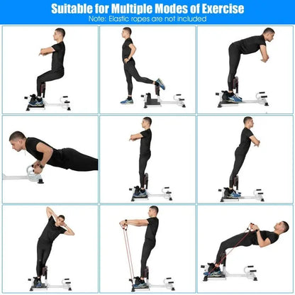 All-in-One Home Gym Squat Rack with Non-Slip Base and Safety Features