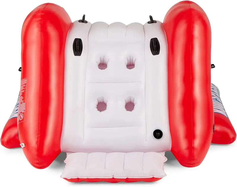Kool Splash Inflatable Water Slide & Play Center  Built-in Sprayers, Blue Design for Ages 6+
