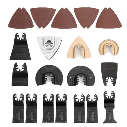 WORKPRO 25-Piece Oscillating Multi-Tool Blade Set for Sanding, Cutting & Grinding