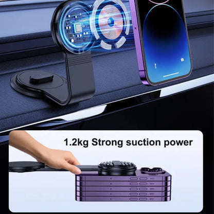 Flexible Bendable MagSafe Car Charger  Adjustable Angle & Compact Design